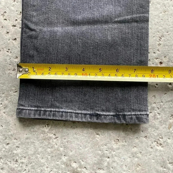 Mavi Jake Jeans Mens 36 x 34 Black Wash Slim Leg Distressed Jeans - Picture 14 of 15